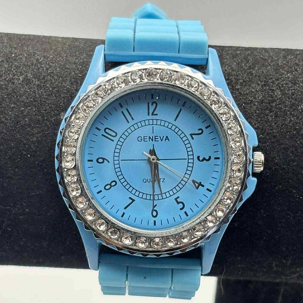 Blue Crystal Men's Watch